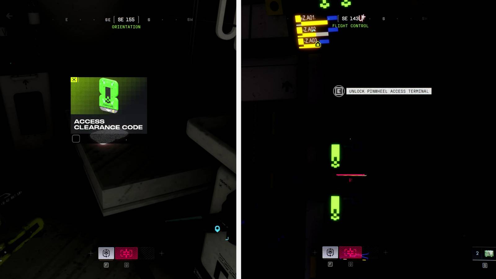 Where to Use Access Clearance Codes in Marathon