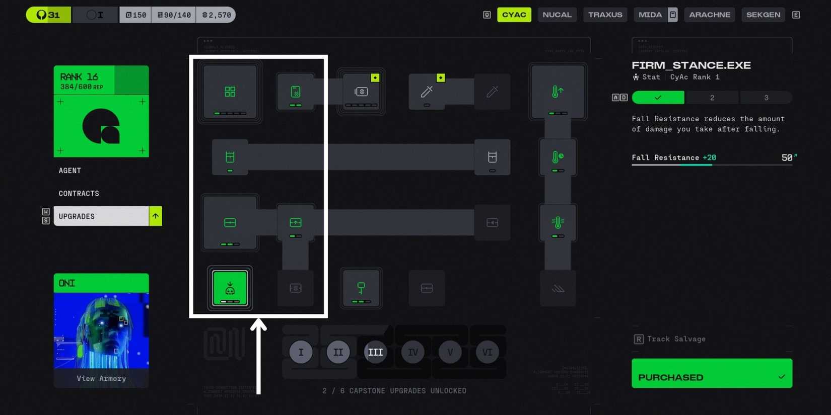 Marathon - Best Faction Upgrades