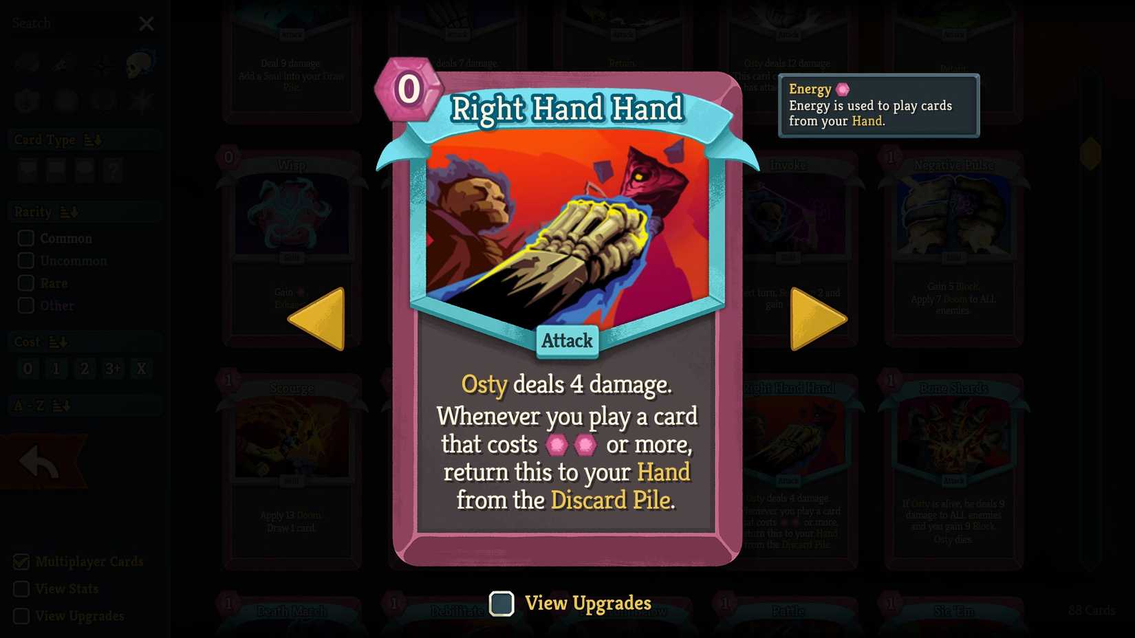 Necrobinder Right Hand Hand