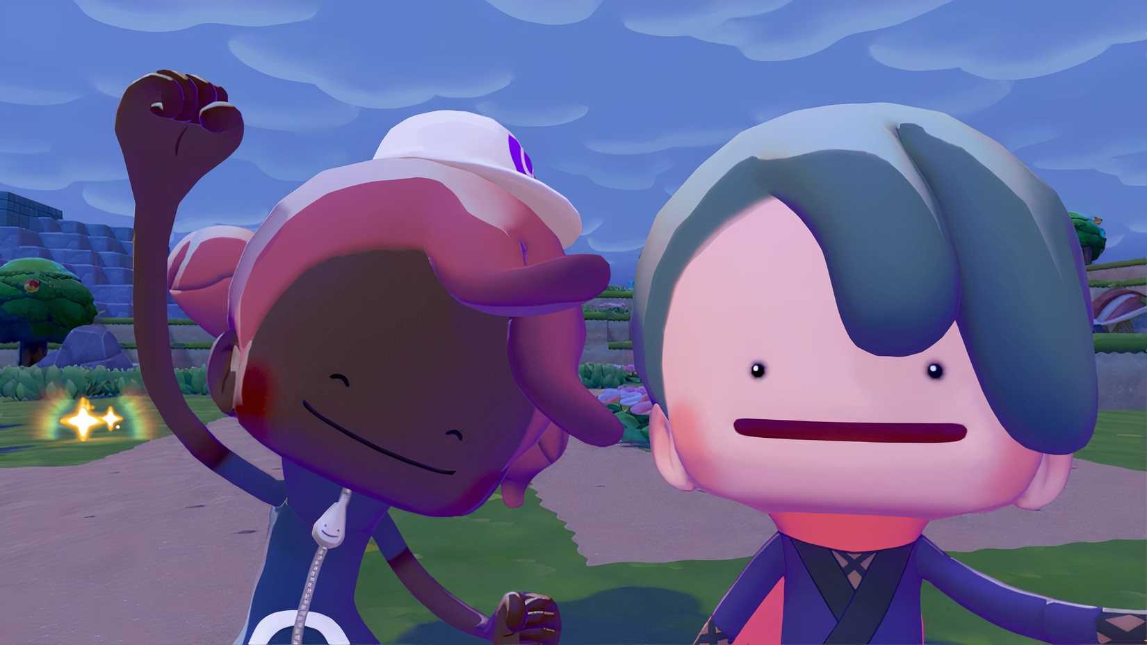 Pokémon Pokopia Multiplayer Selfie