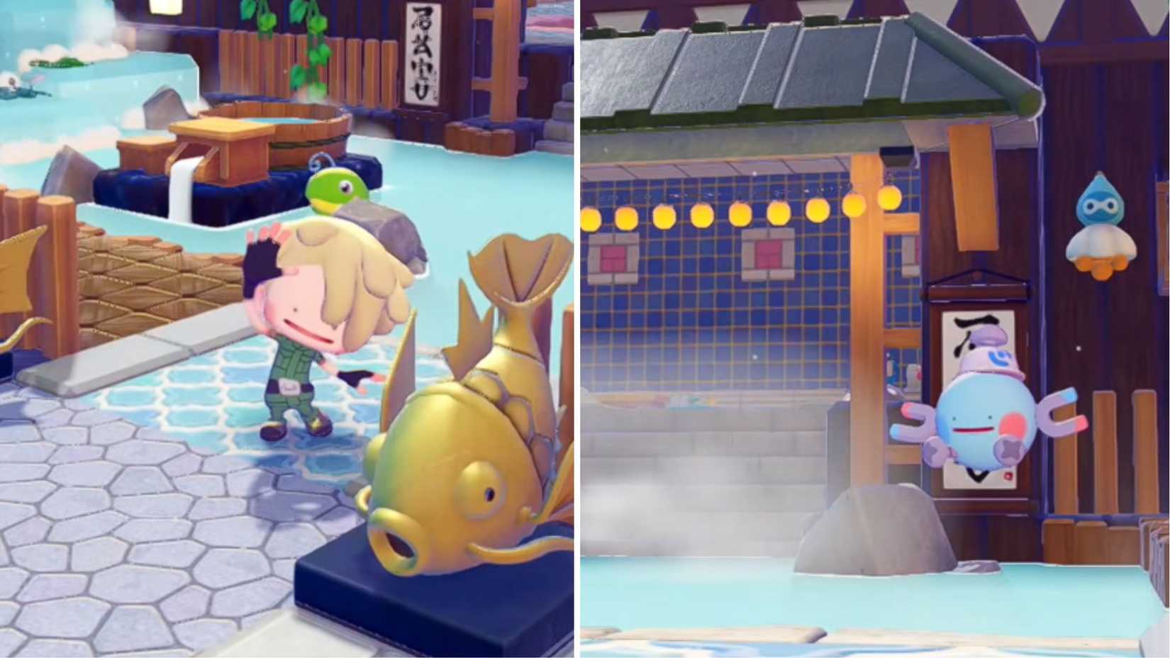 Pokopia Hot Springs design