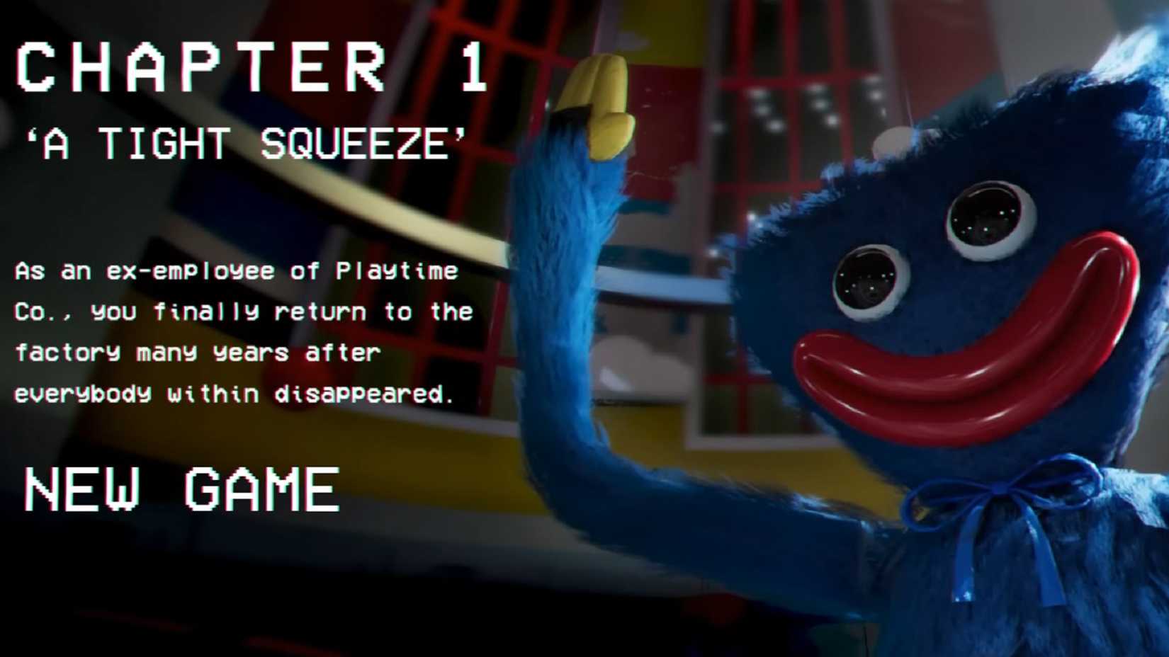 Poppy Playtime Chapter 1 Menu