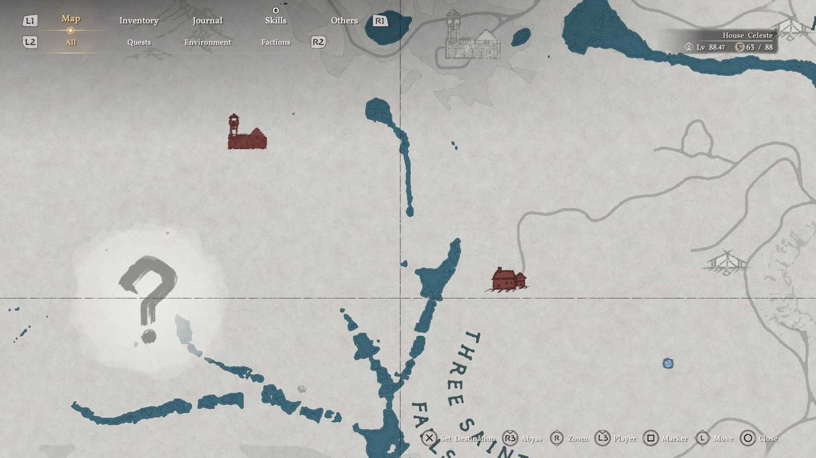Red camps in map Crimson Desert