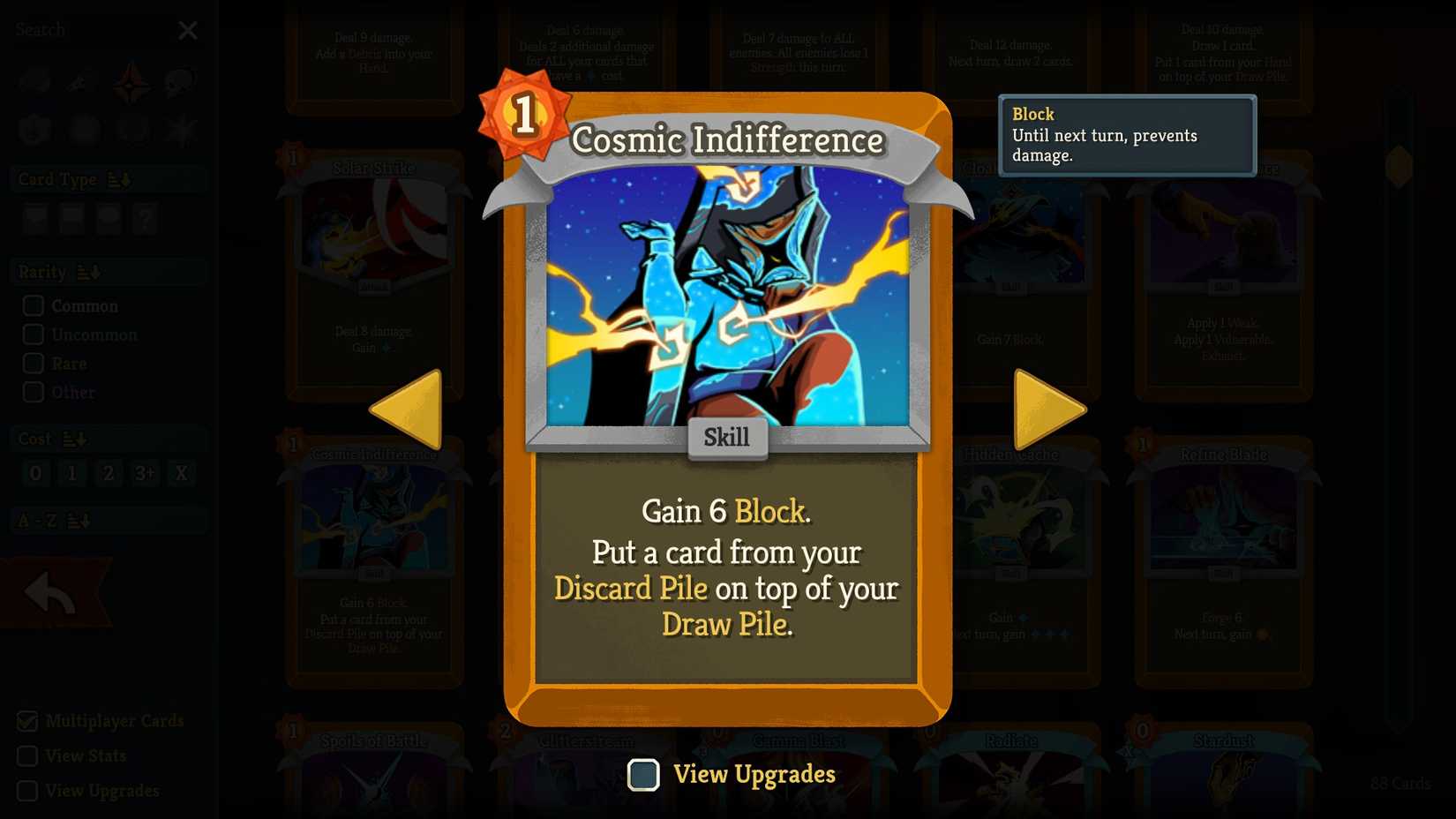 Regent Cosmic Indifference