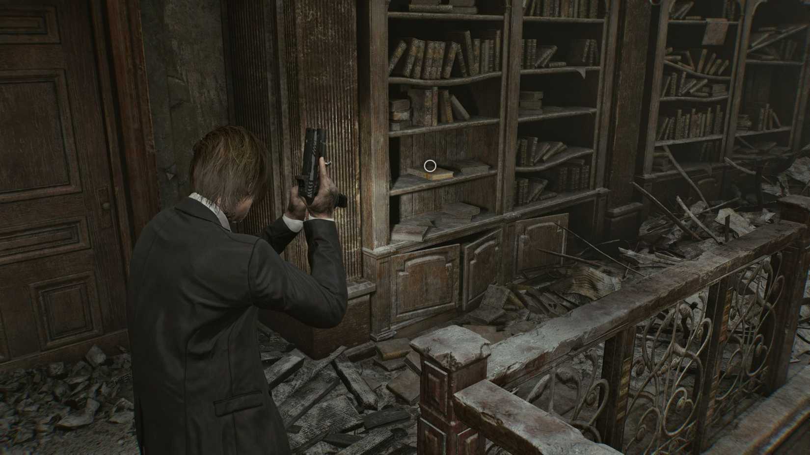Resident Evil Requiem Callbacks Leon in Library