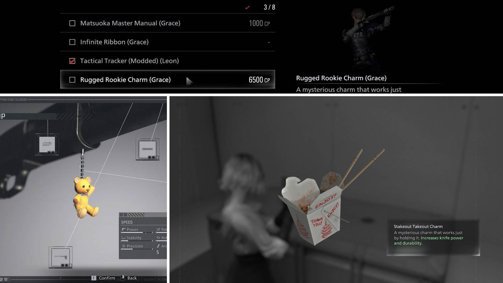 Every Charm in Resident Evil Requiem Ranked, and How to Obtain Them
