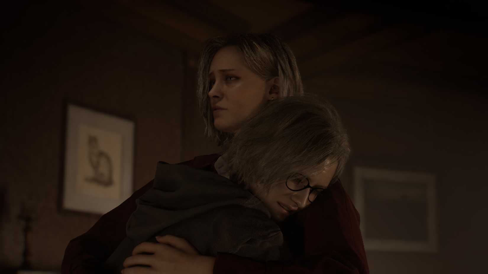 Alyssa and Grace Ashcroft hugging.