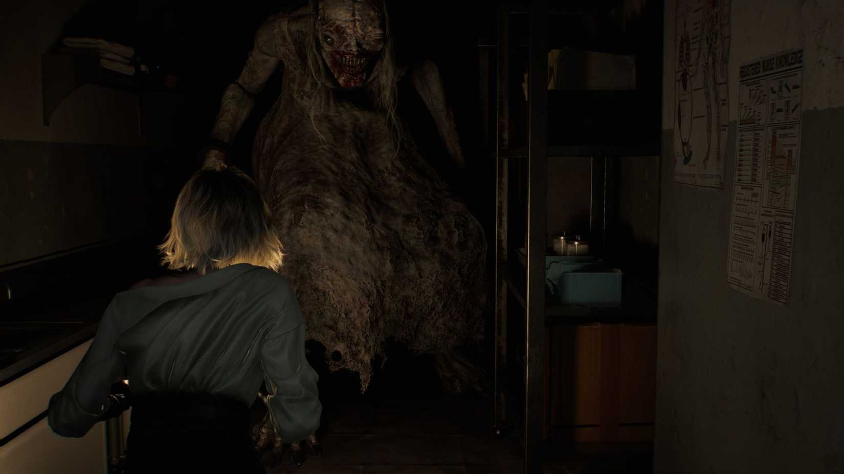 Resident Evil Requiem Grace face to face with the girl