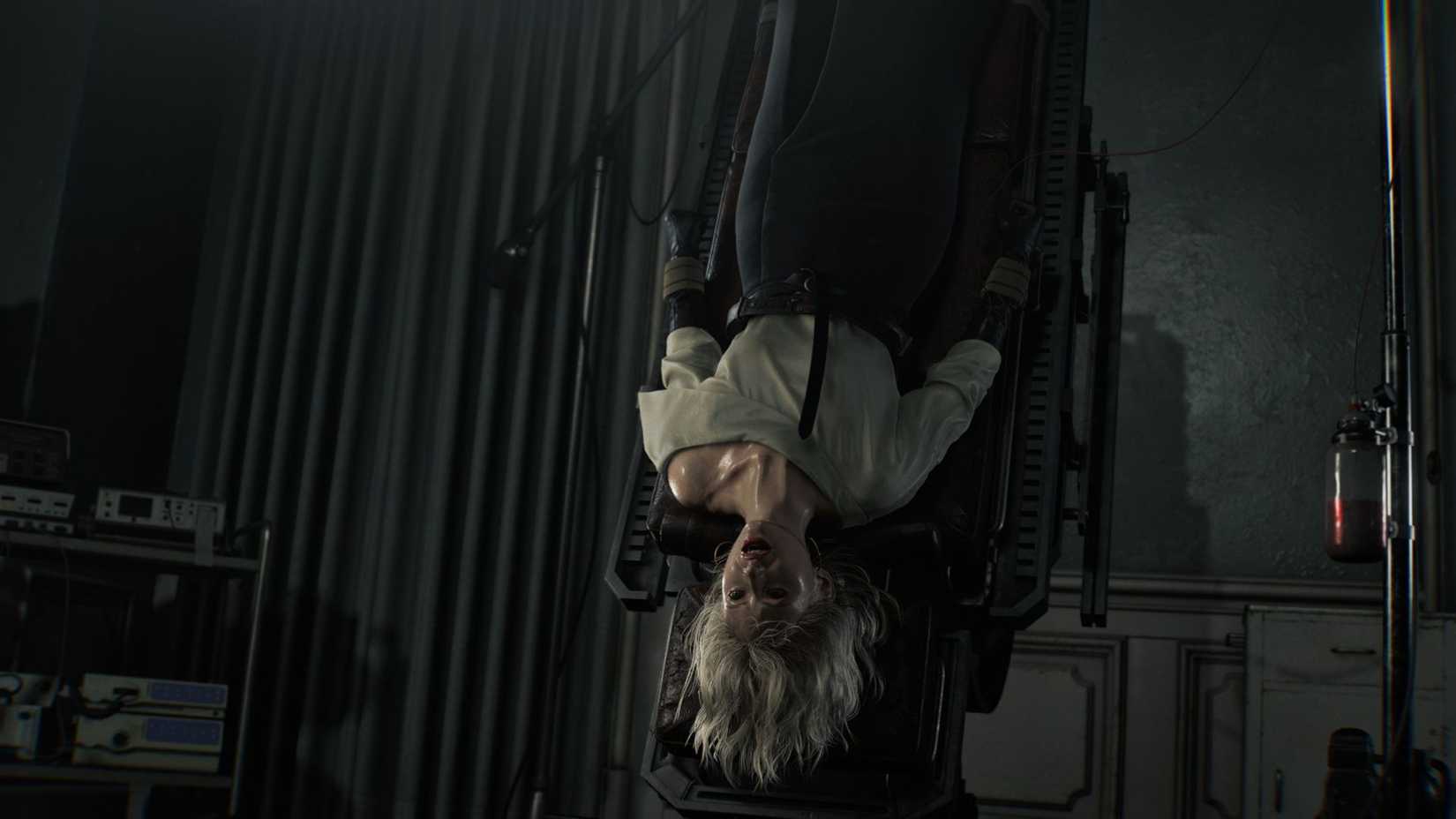 Resident Evil Requiem Grace Hanging Upside Down