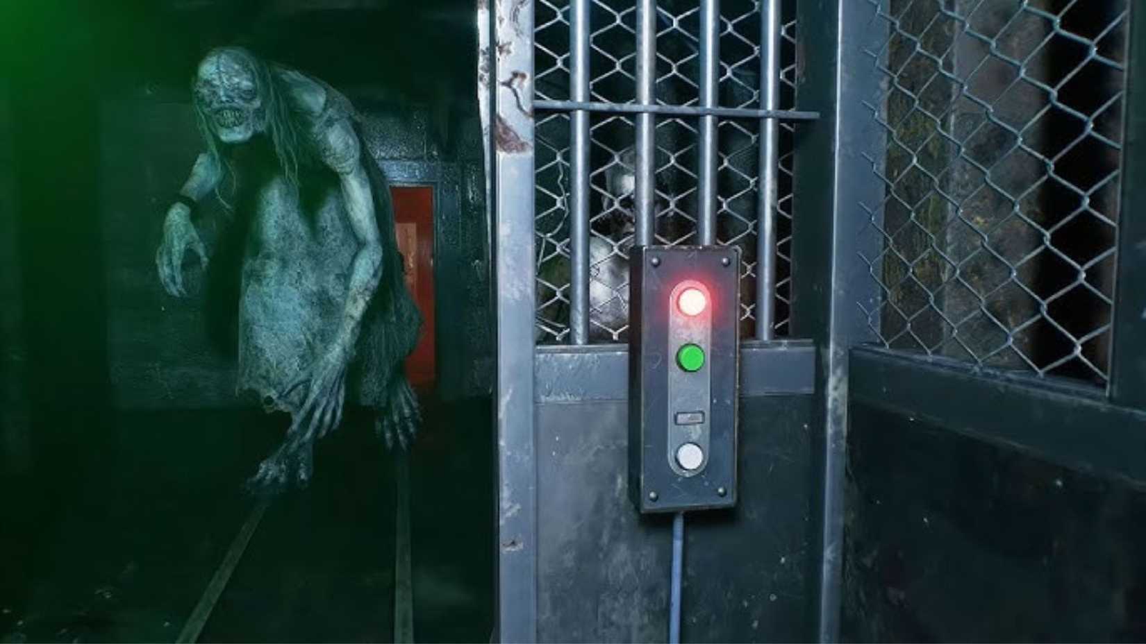 Resident Evil Requiem Grace in Elevator Escape