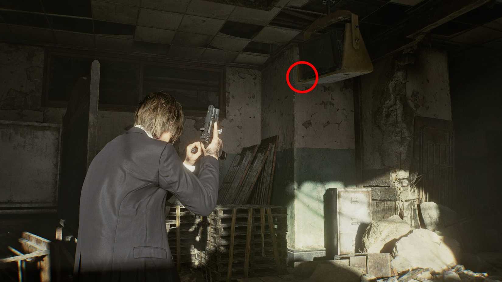 Resident Evil Requiem JoJo's Locker Key On Monitor Holder