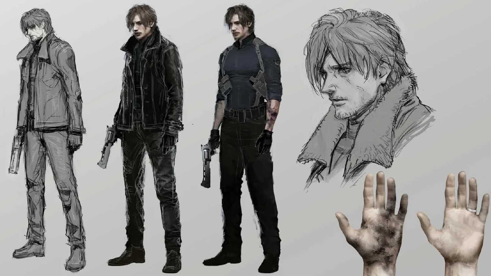 Resident Evil Requiem Leon Concept Art