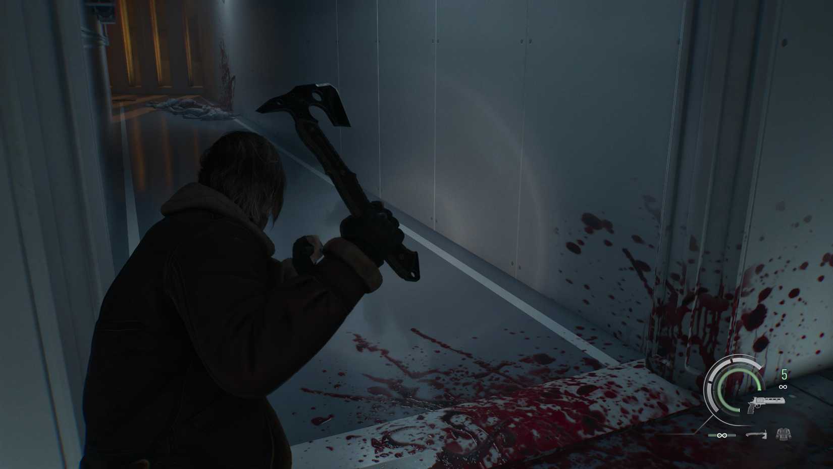 Resident Evil Requiem Leon Hatchet