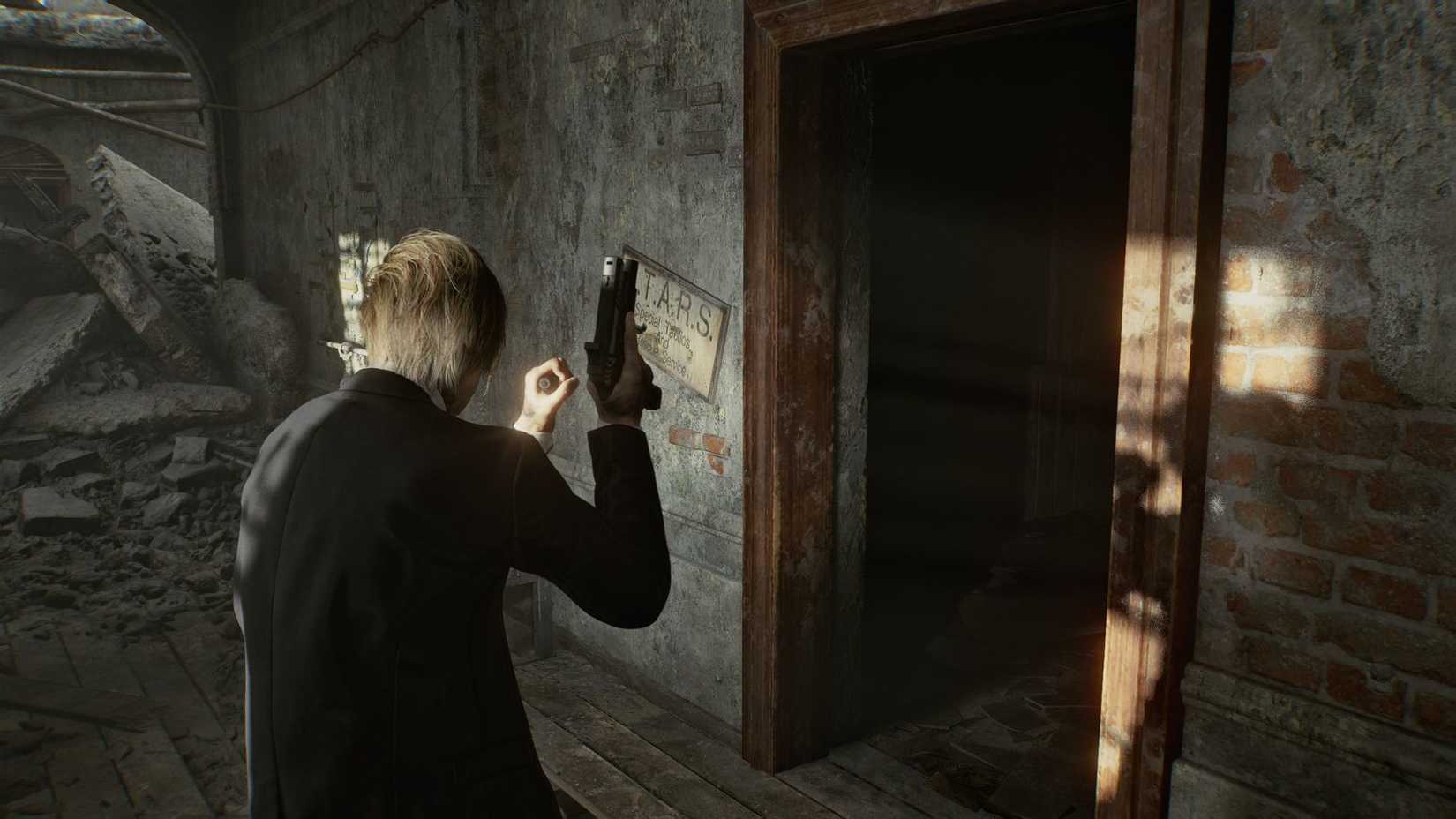 Resident Evil Requiem Leon Stars Office Entrance