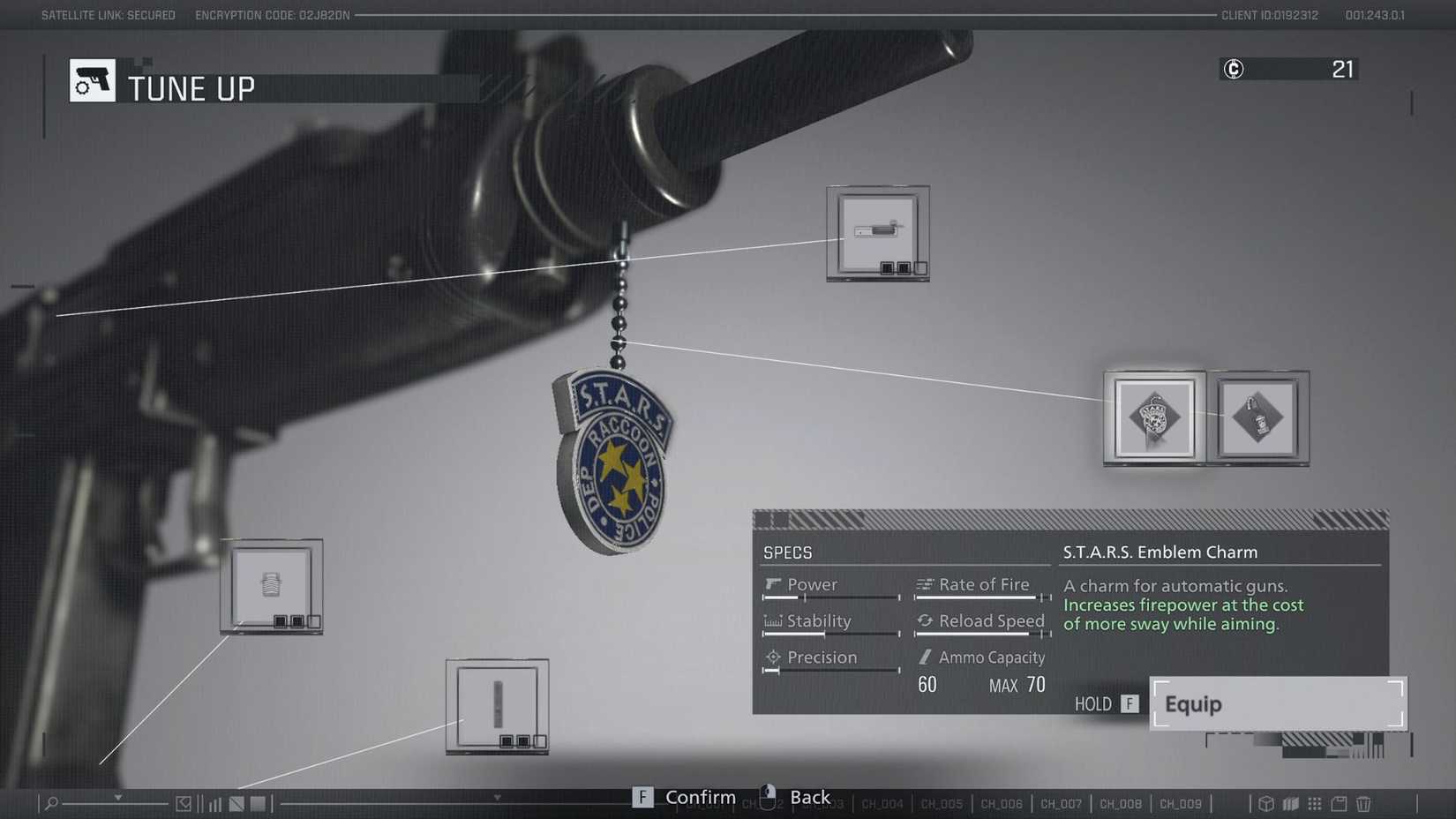 Resident Evil Requiem Stars Emblem Charm