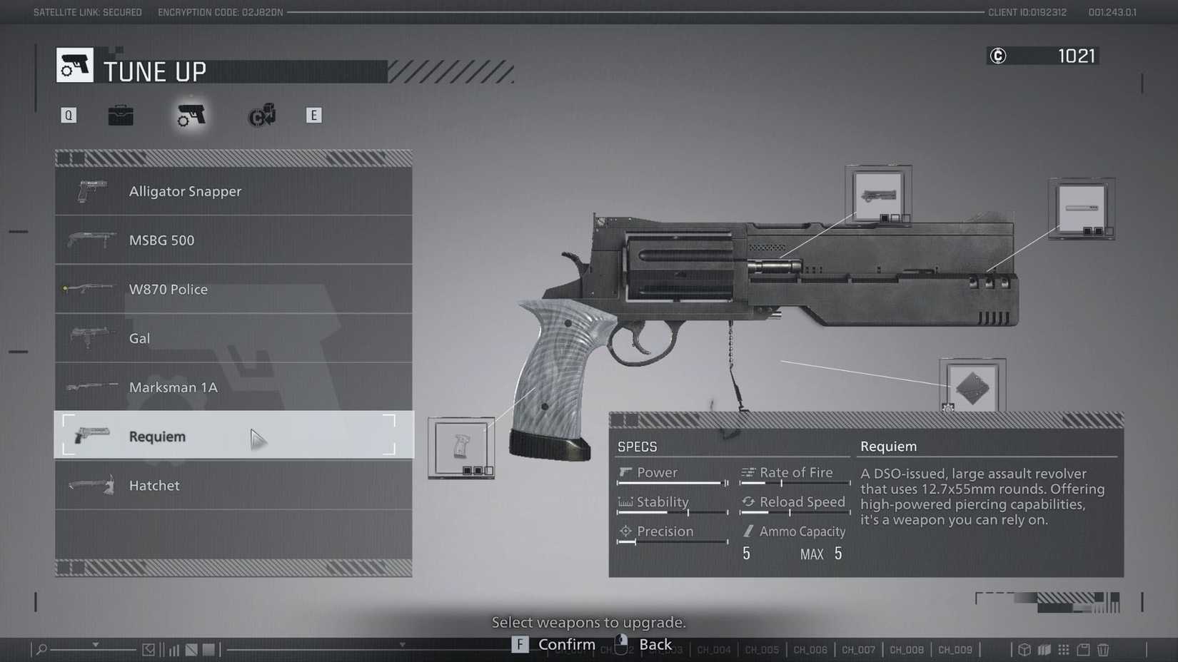 Resident Evil Requiem Weapons Requiem