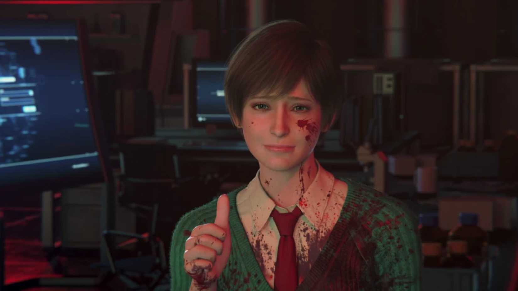 Resident Evil Vendette Rebecca Chambers Thumbs Up