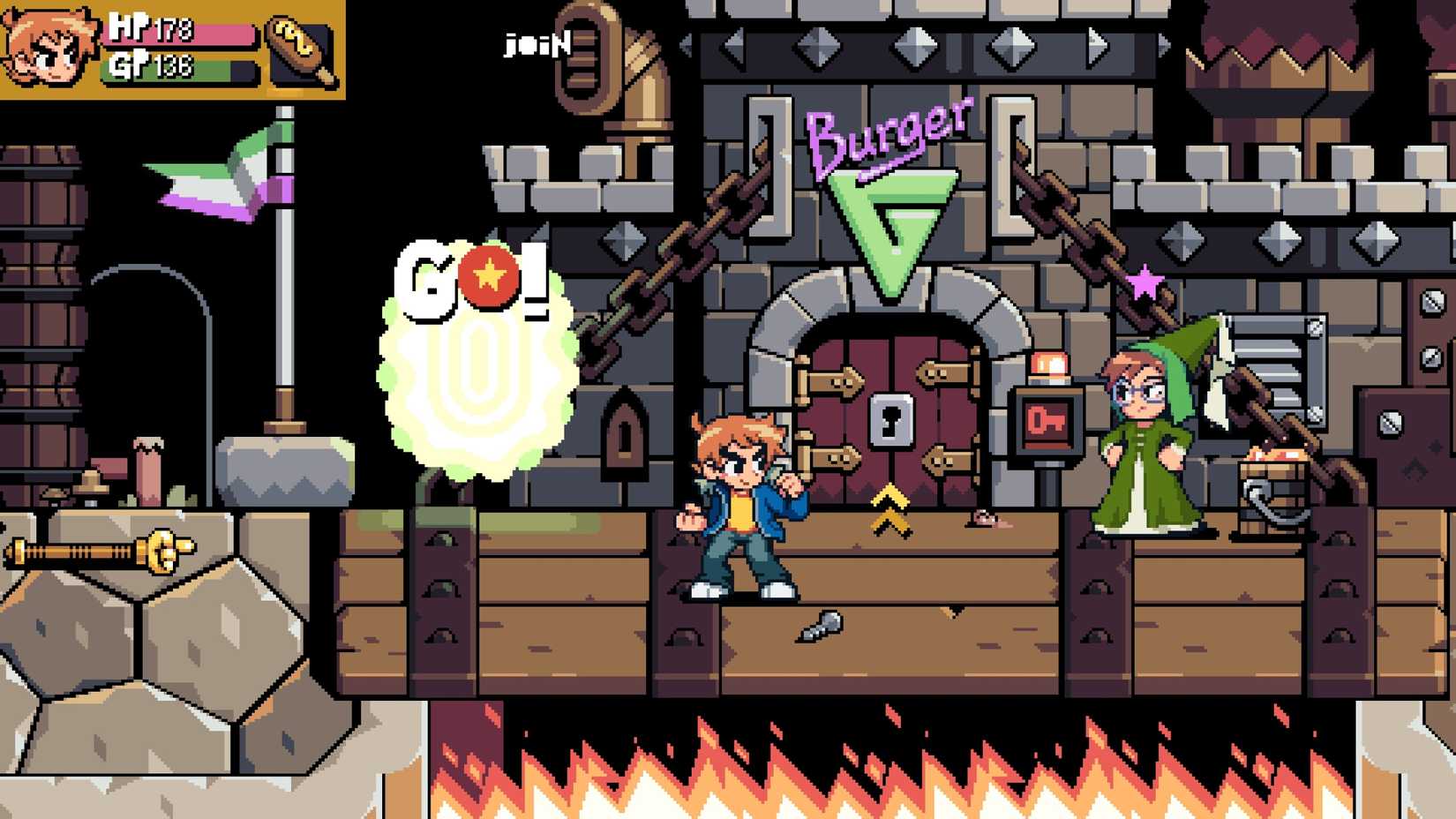 Scott Pilgrim EX How to Find All Keys and Where to Use Them Key Location 4