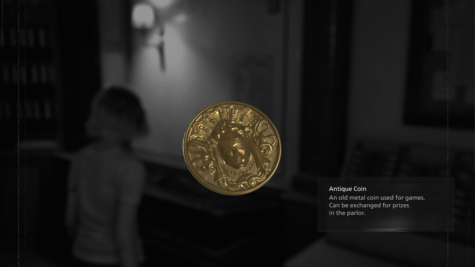 Resident Evil Requiem antique coin
