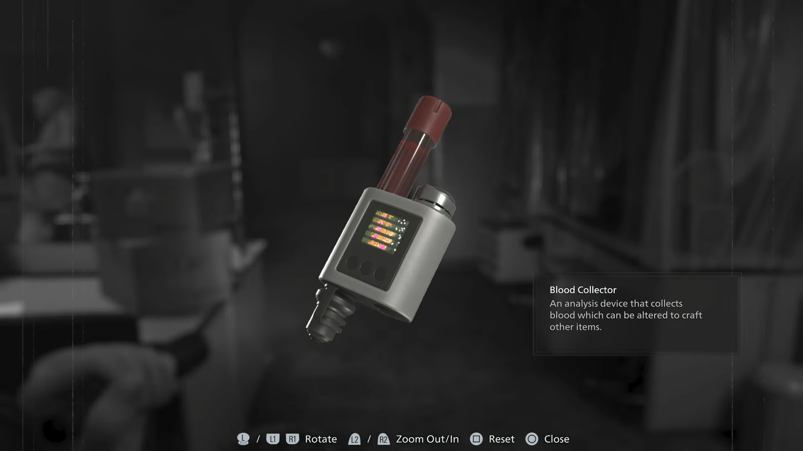 Resident Evil Requiem Blood Collector