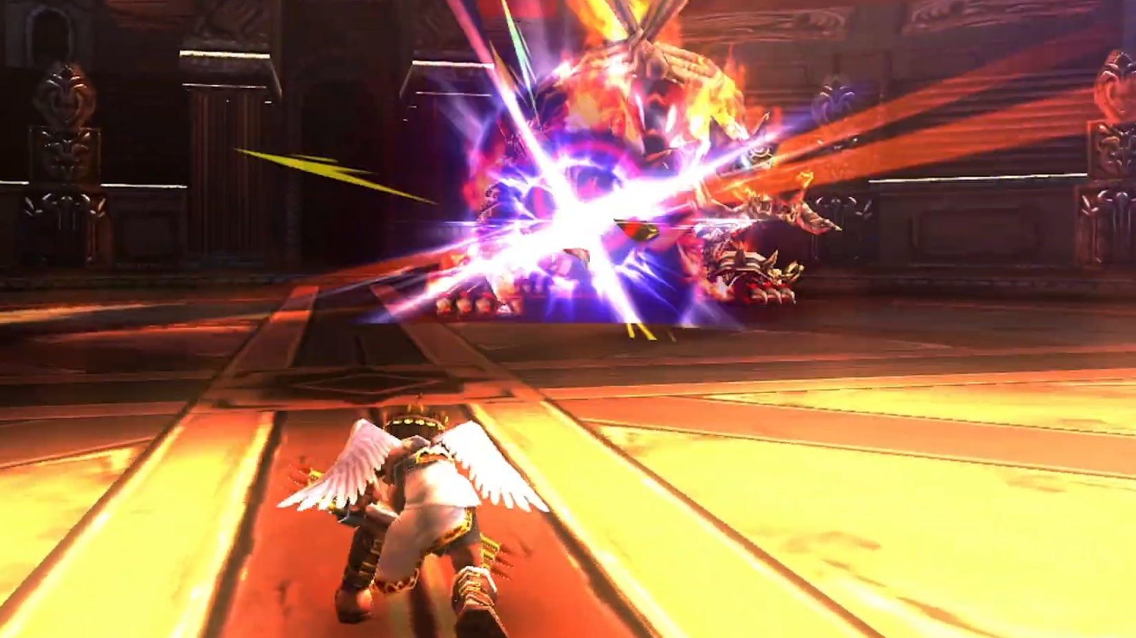 Kid Icarus Uprising gameplay