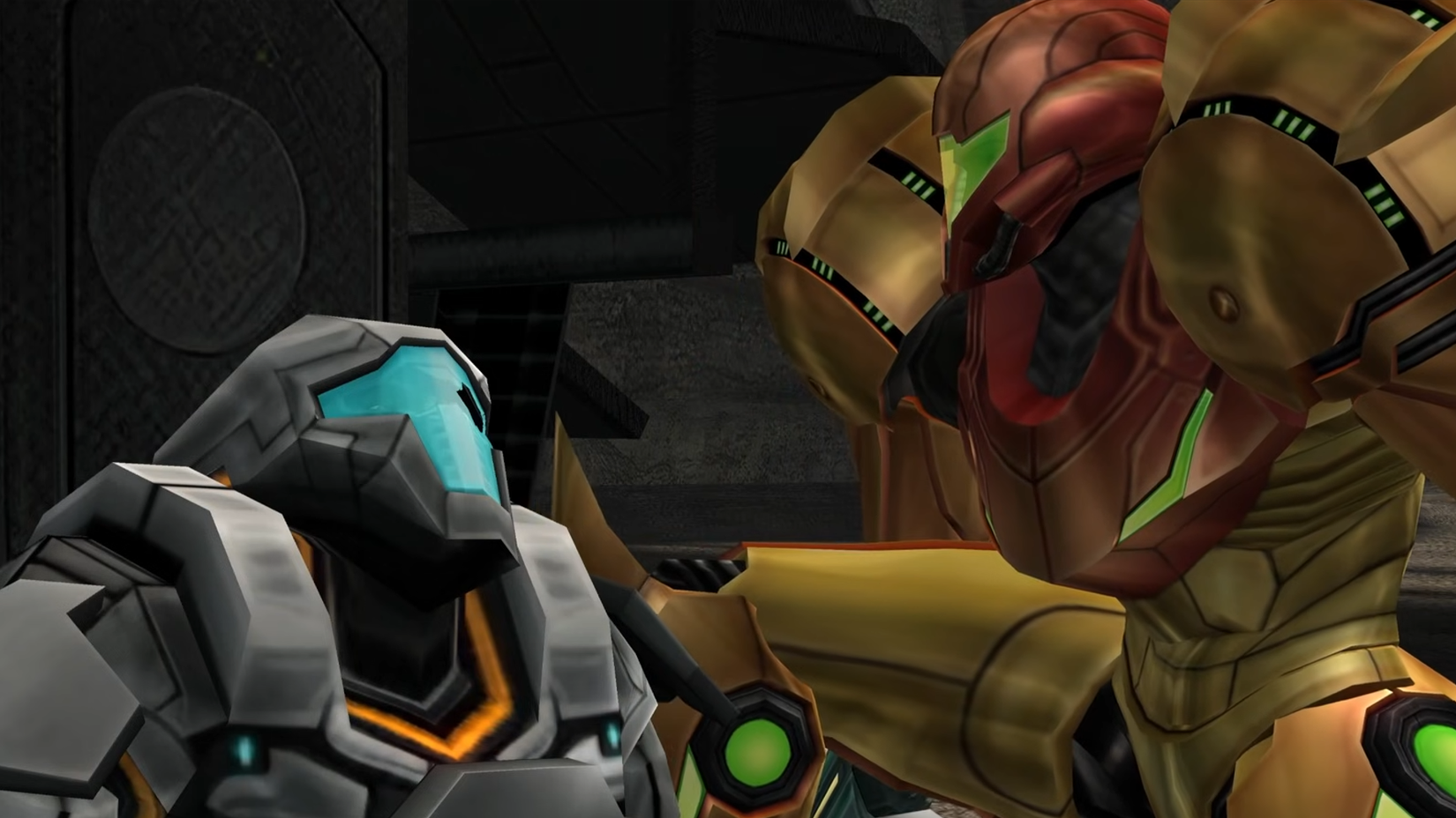 Metroid Prime 2 Samus and soldier