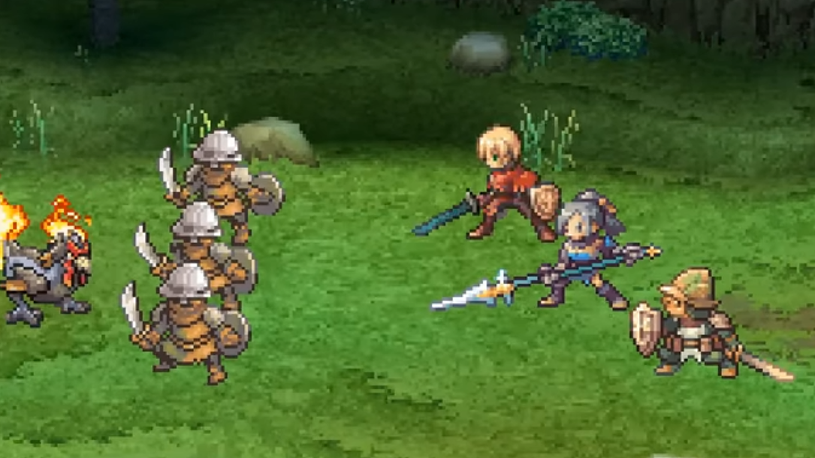 Radiant Historia combat