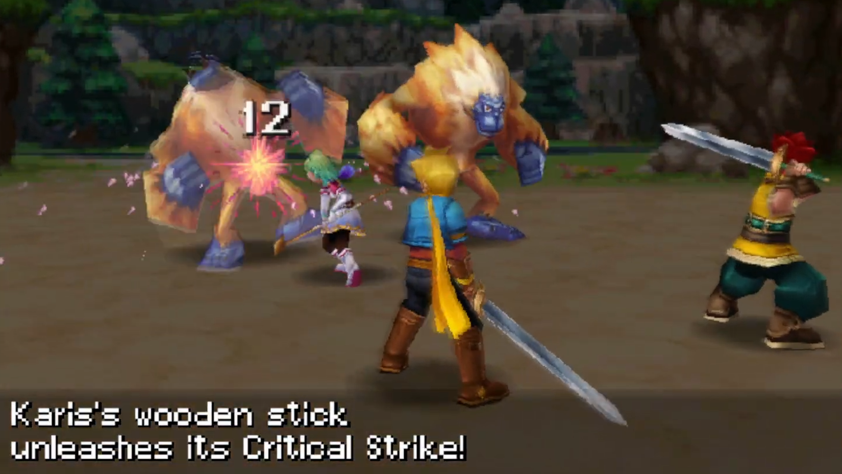 Golden Sun Dark Dawn gameplay