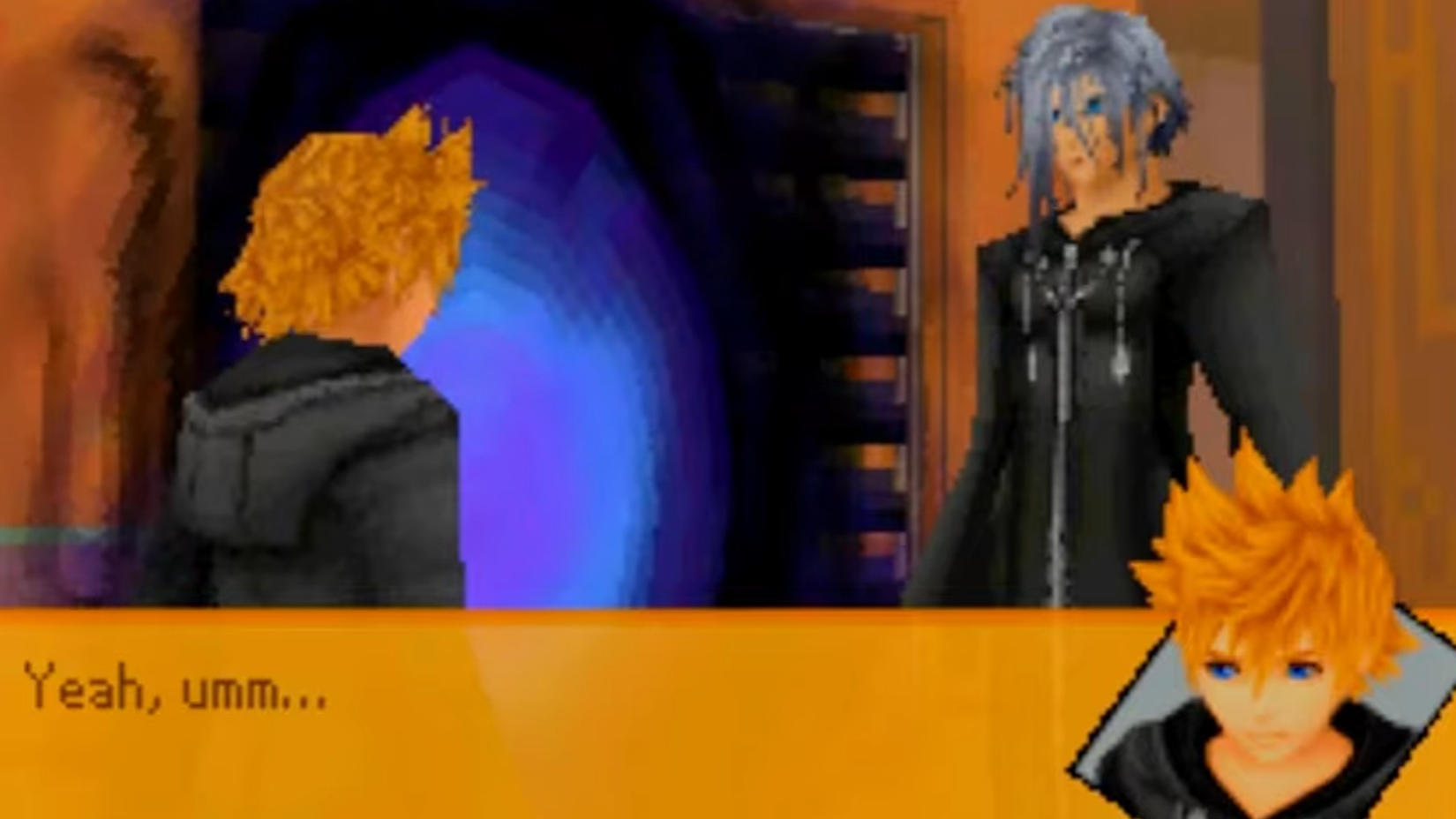 Kingdom Hearts 358/2 Days Roxas Zexion