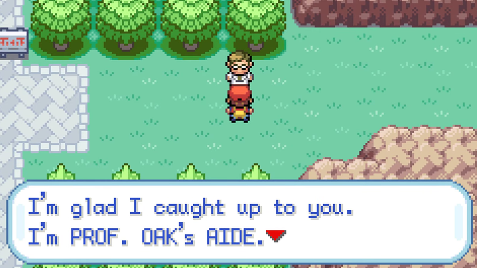 Pokemon FireRed LeafGreen Oak Aide