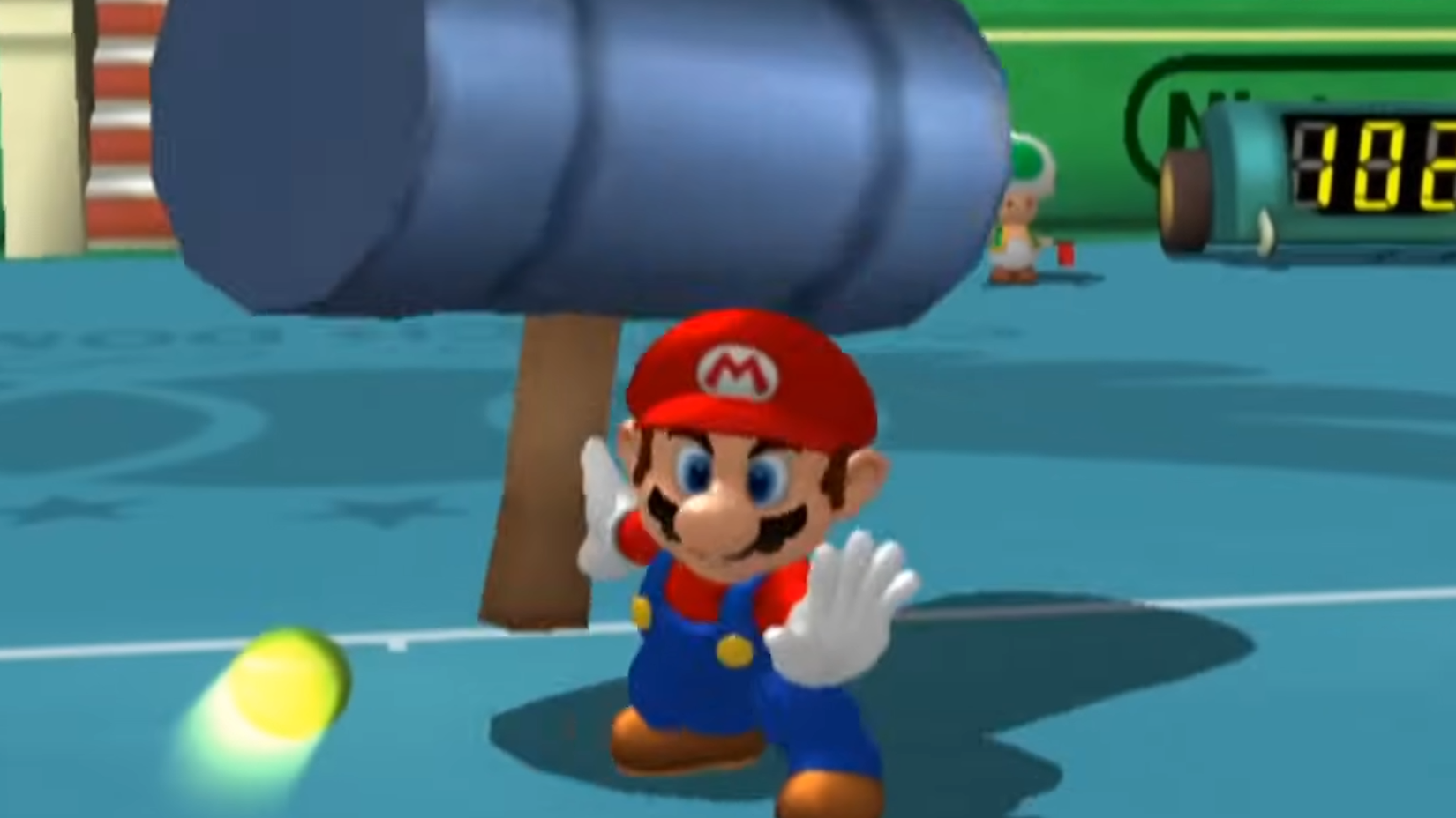 Mario Power Tennis gameplay