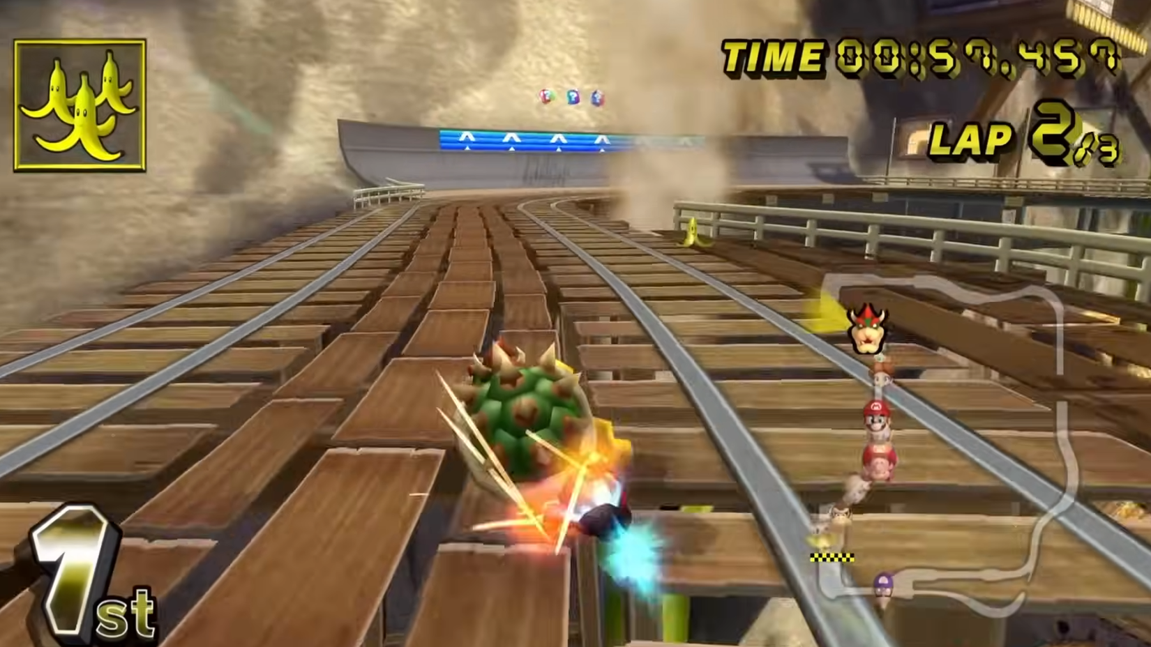 Mario Kart Wii gameplay
