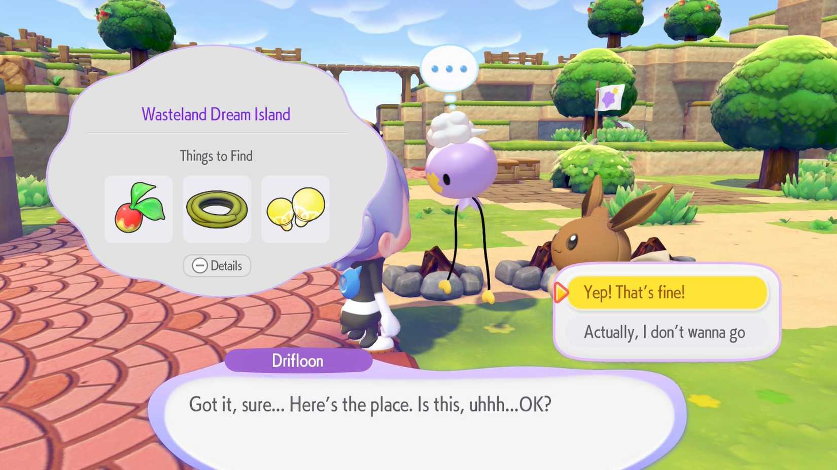 Pokopia Drifloon Dream Island