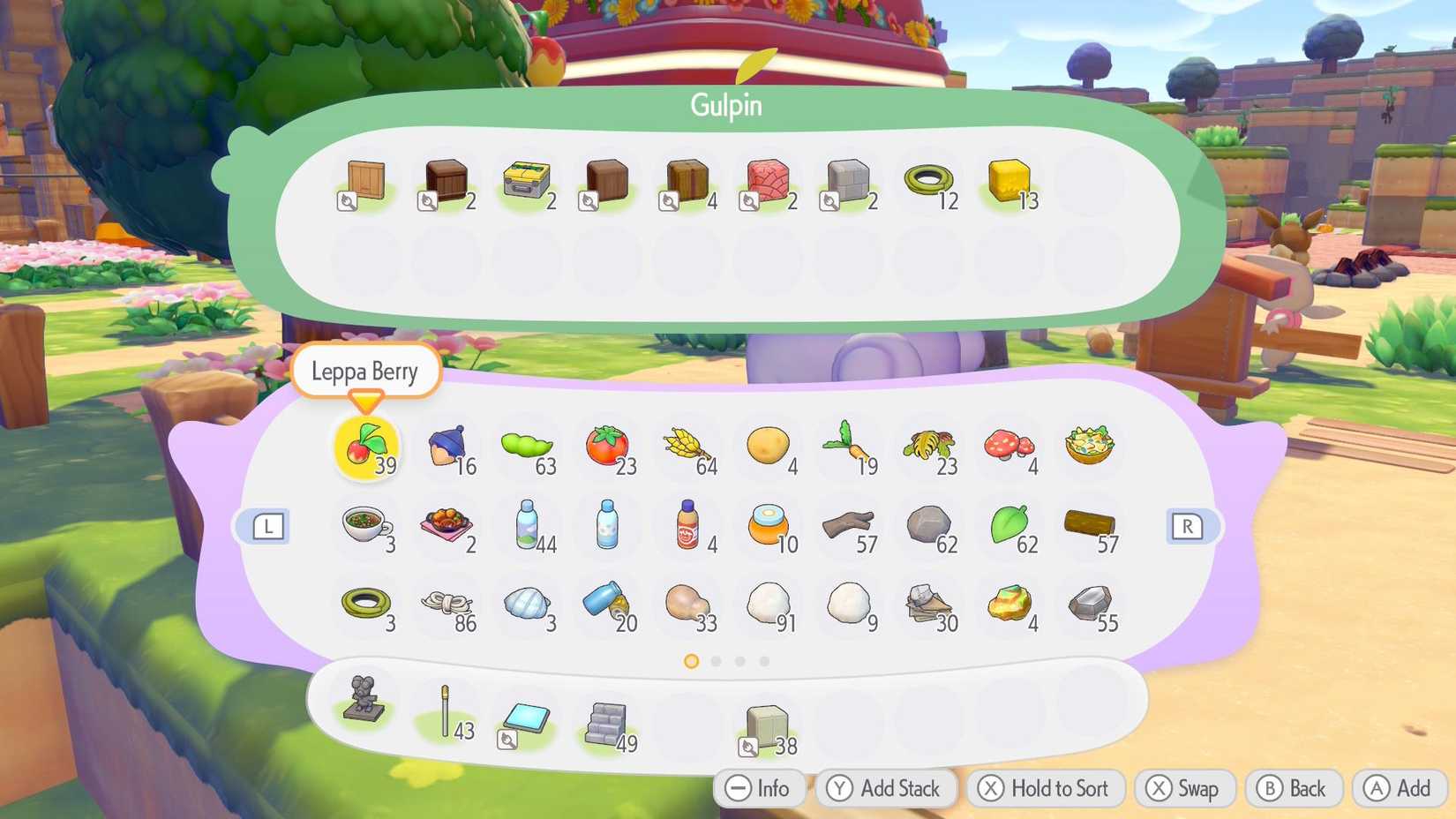 Pokopia Gulpin storage