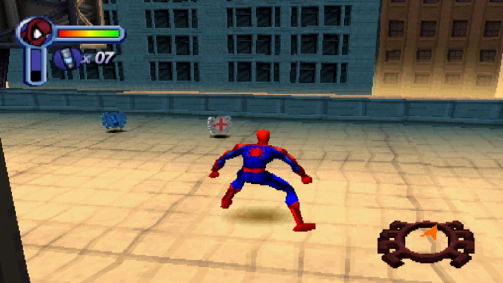 spider-man on a rooftop