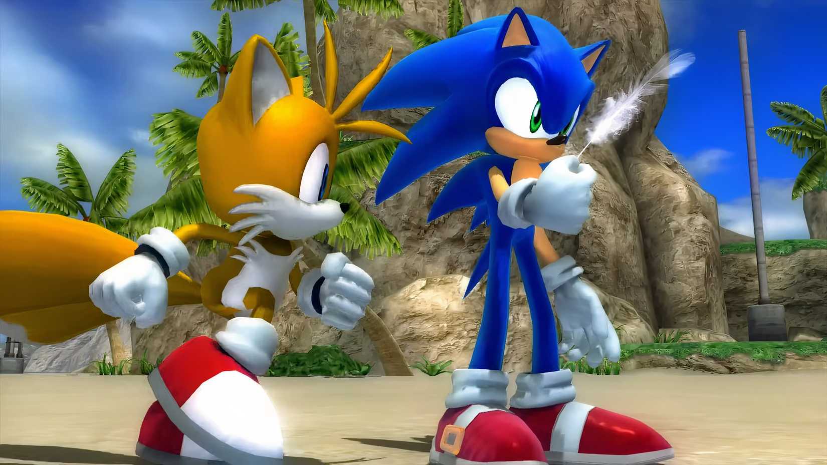 Sonic and Tails from Sonic the Hedgehog (2006).