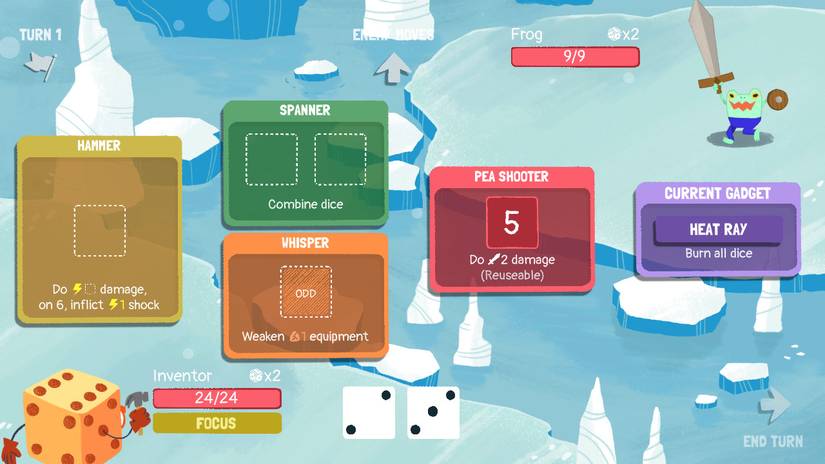 Dicey Dungeons gameplay