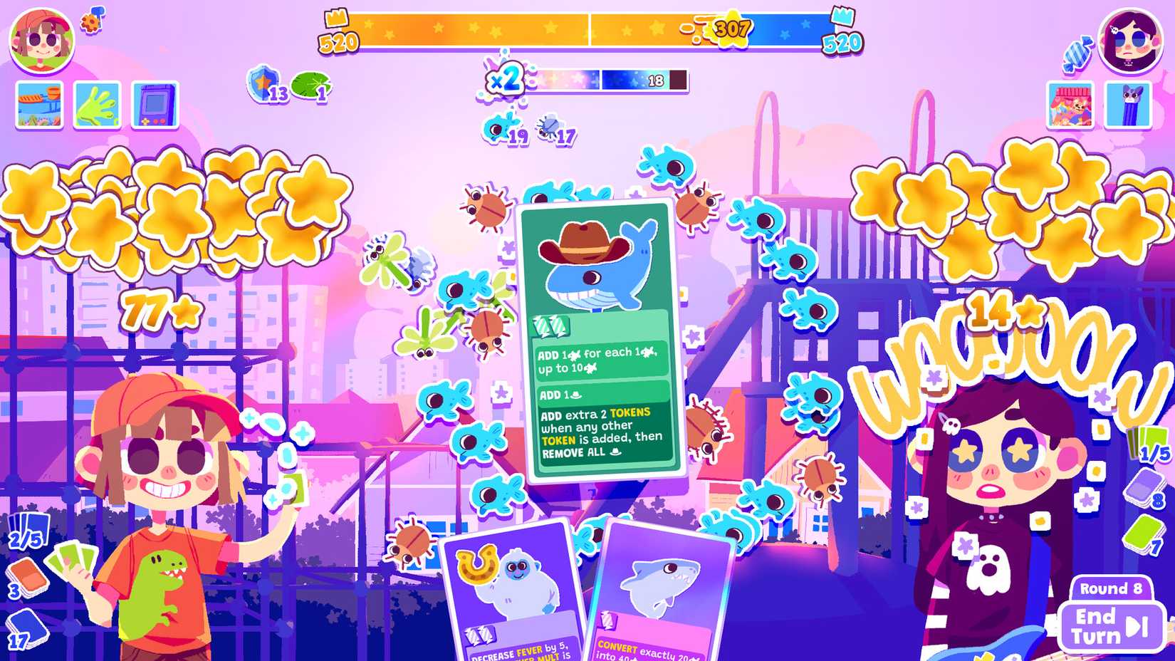 My Card is Better Than Your Card gameplay