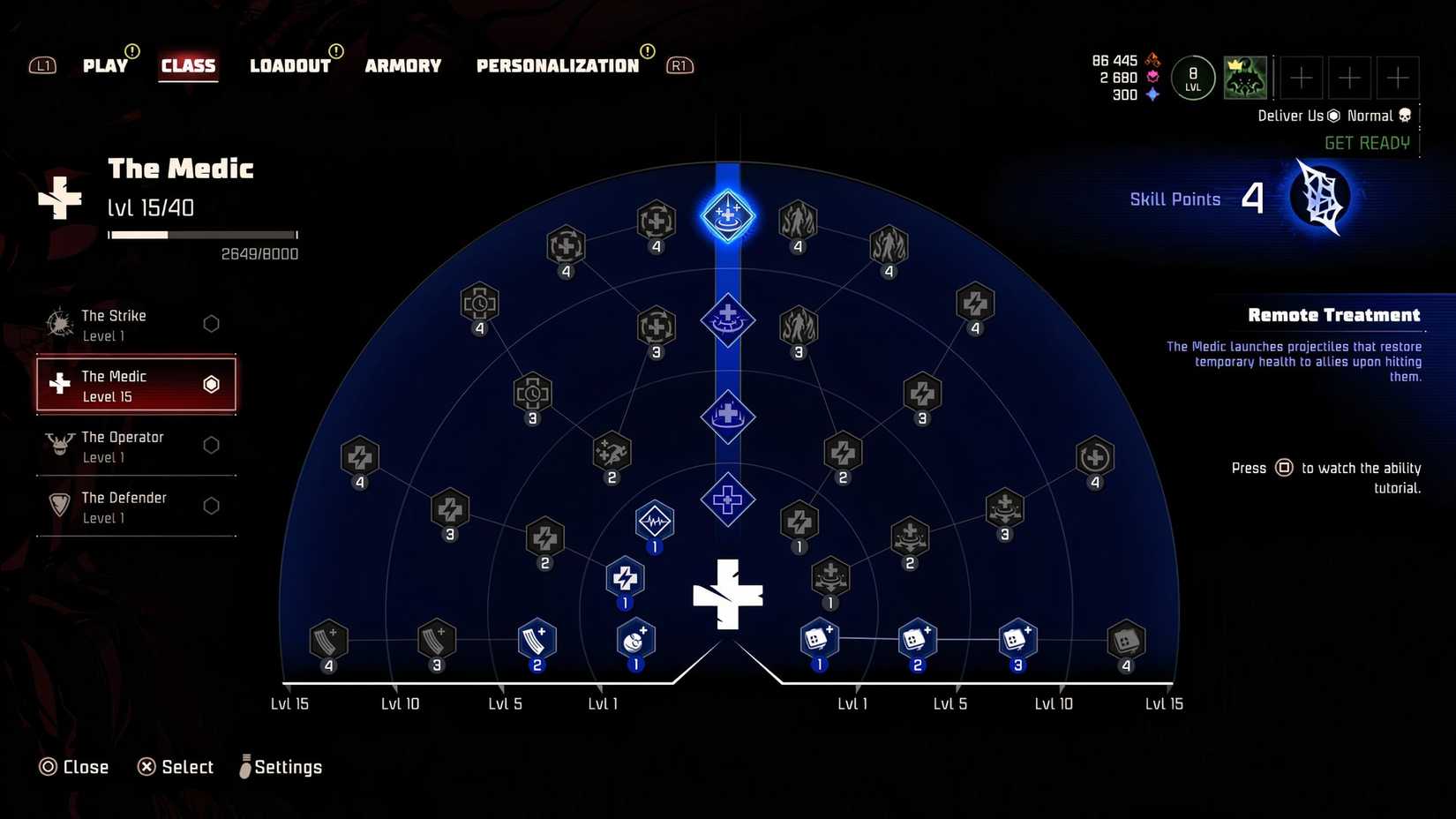 Toxic Commando Medic Skill Tree