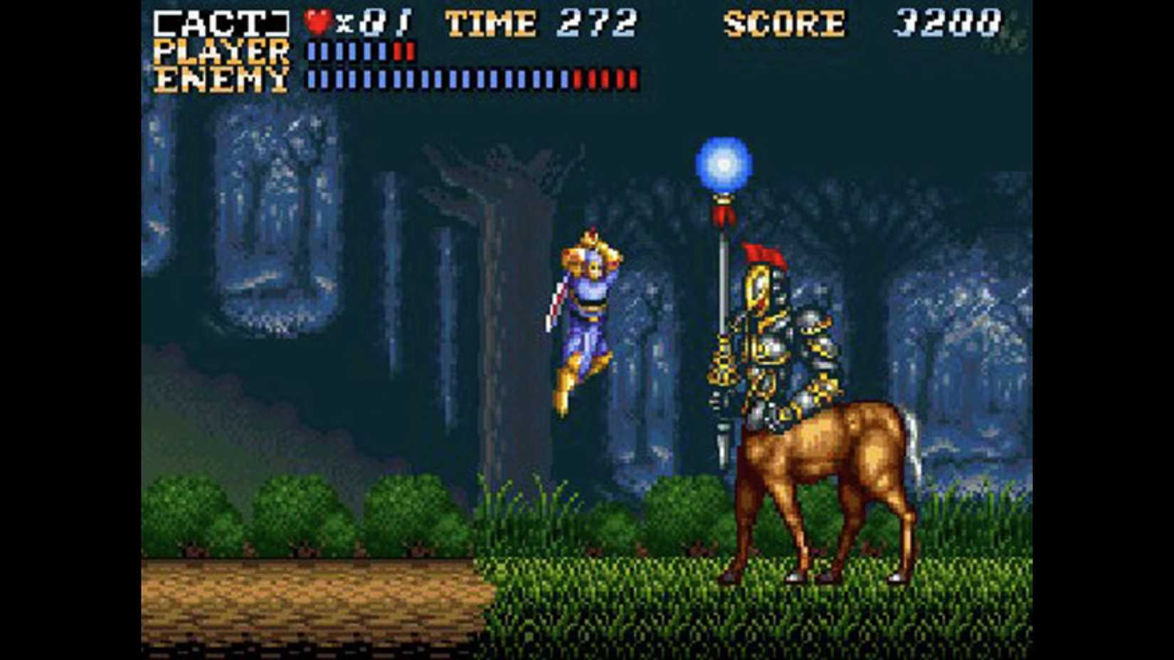 actraiser snes screenshot