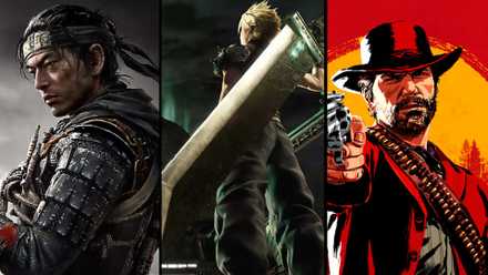 ghost of tsushima final fantasy 7 remake red dead redemption 2 game art