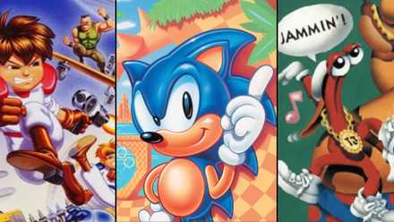 art featuring sonic the hedgehog gunstar heroes and toejam