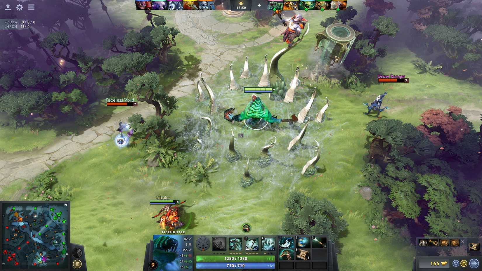 Dota 2 Gameplay Tidehunter