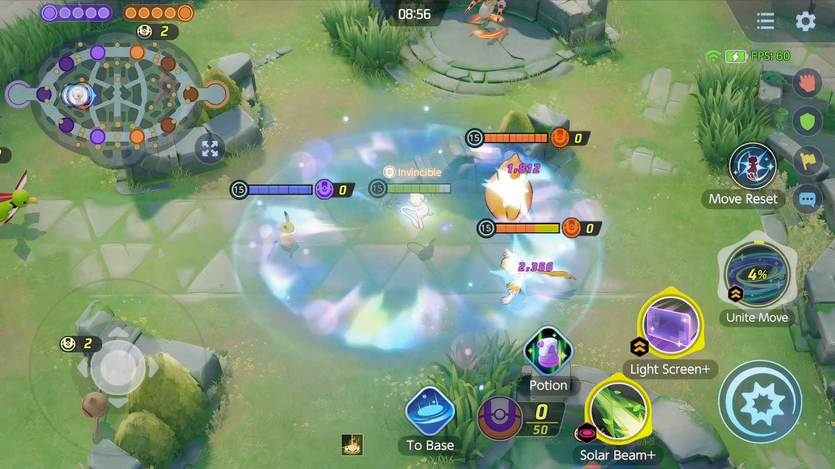 Pokémon Unite Gameplay Mew Pikachu