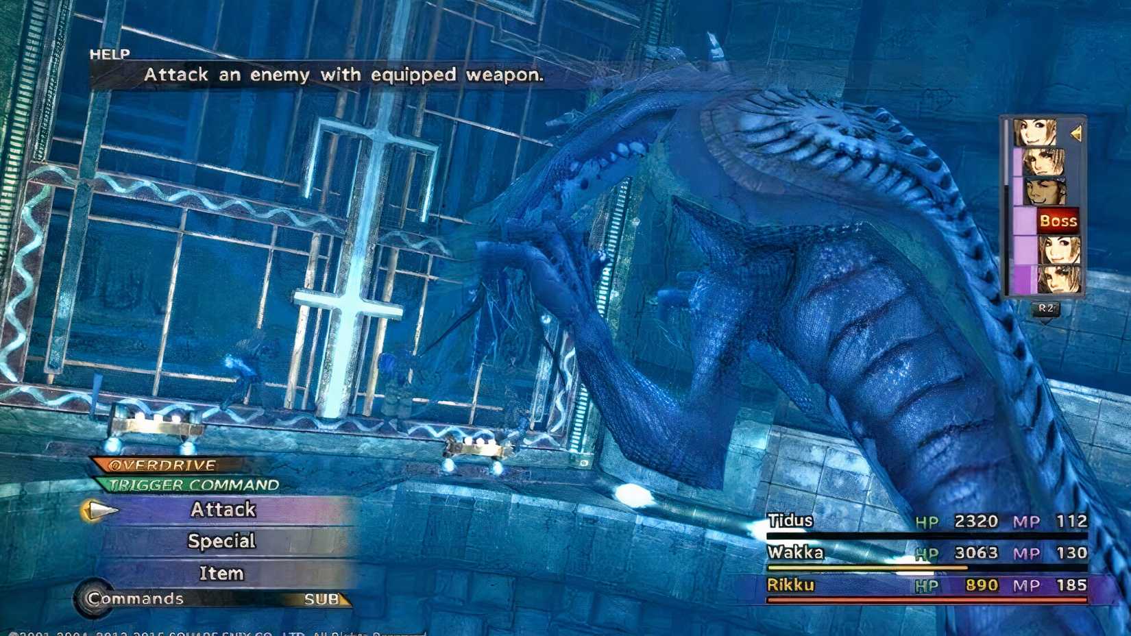 Final Fantasy X Trigger Command Evrae