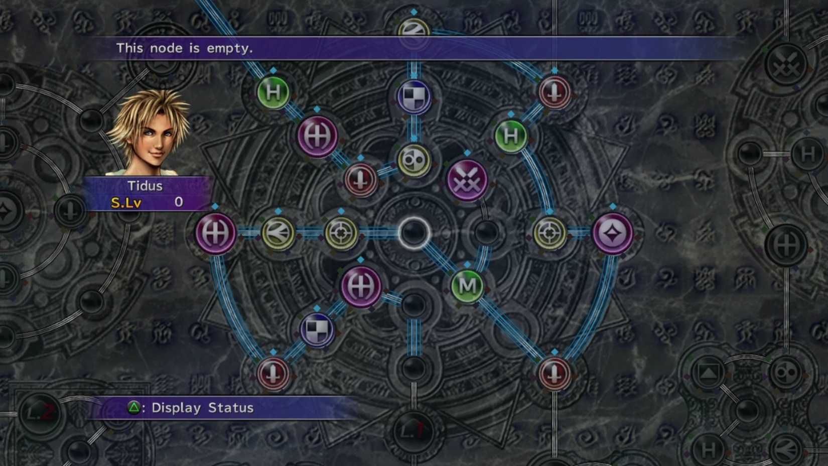 Final Fantasy X Sphere Grid Tidus