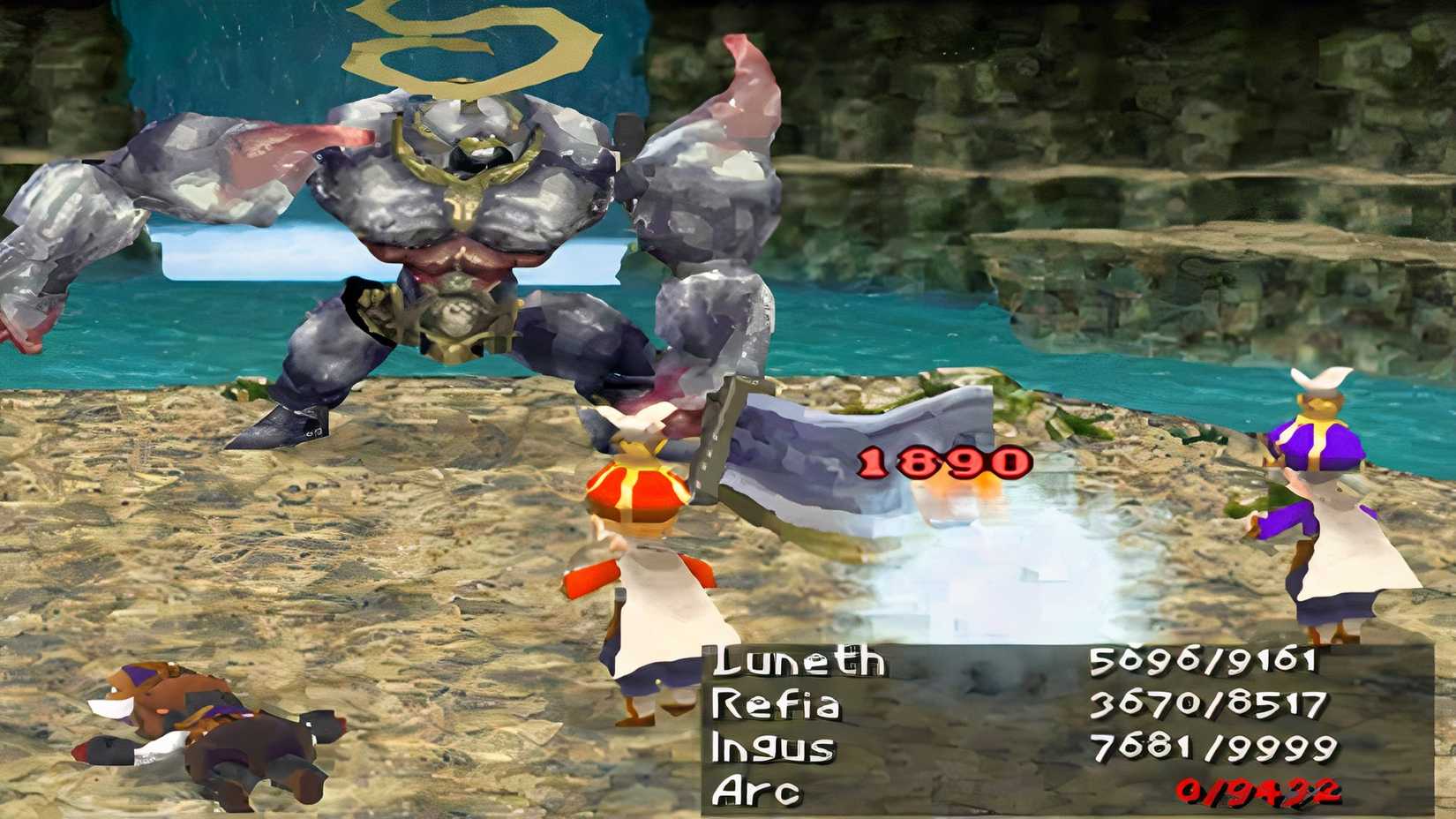 Final Fantasy III DS Gameplay