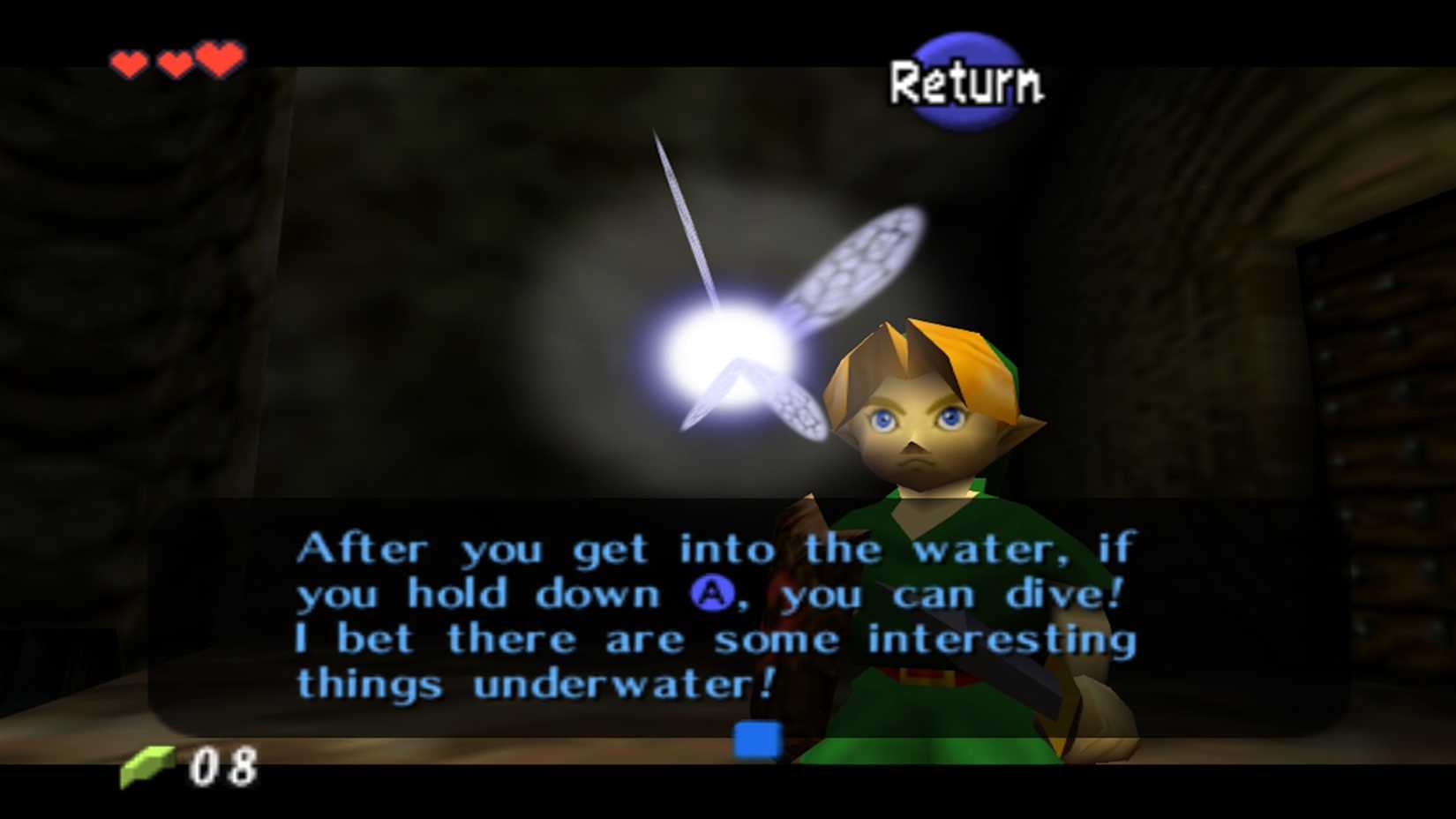 navi talking to link