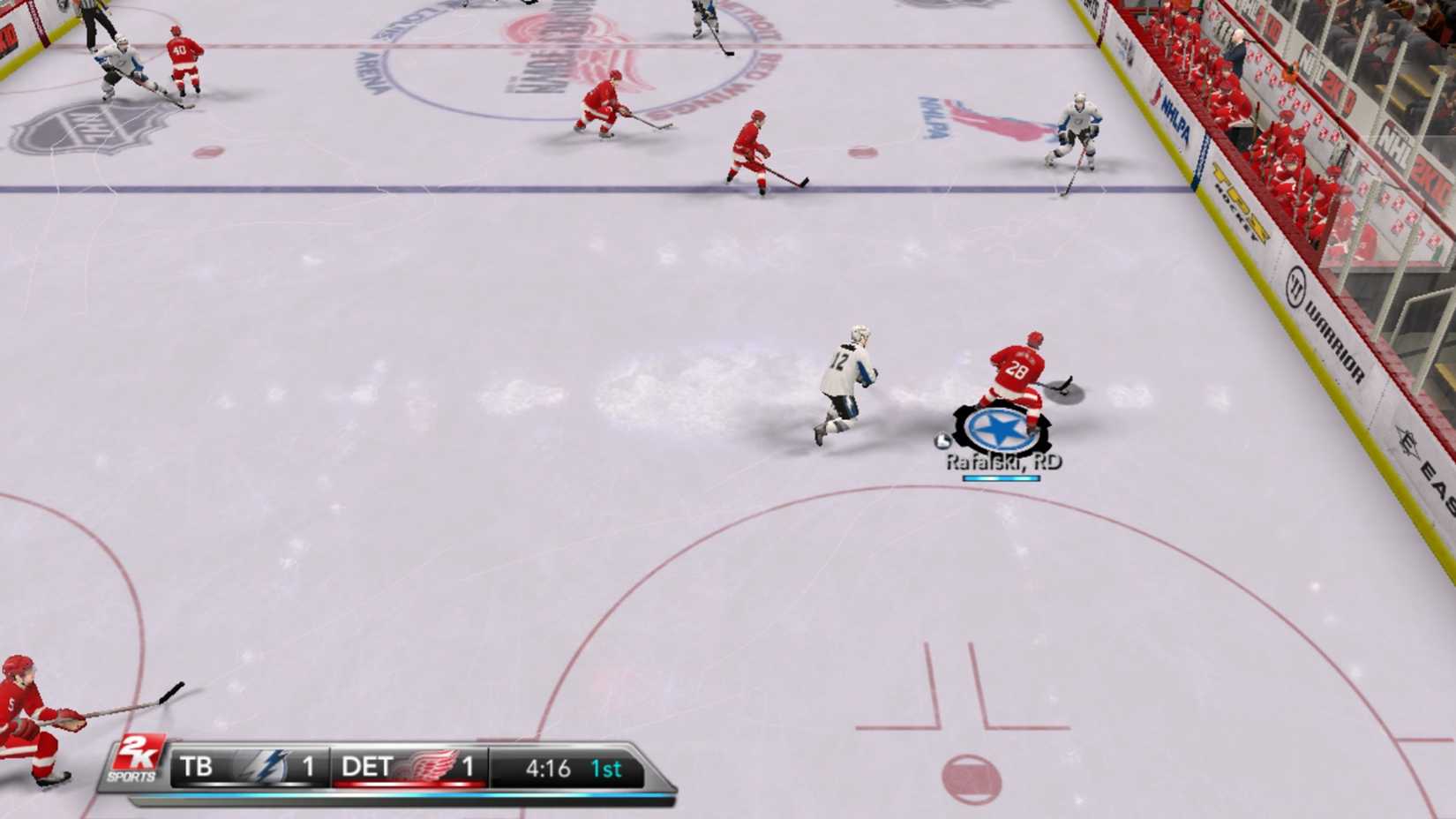 a game between detroit and tampa