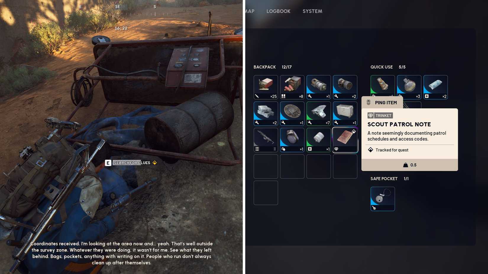 ARC Raiders Patrol Note